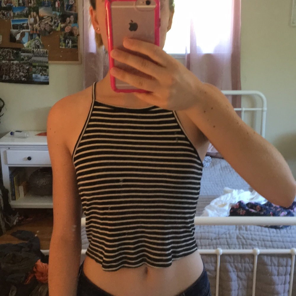 brandy melville striped tank top